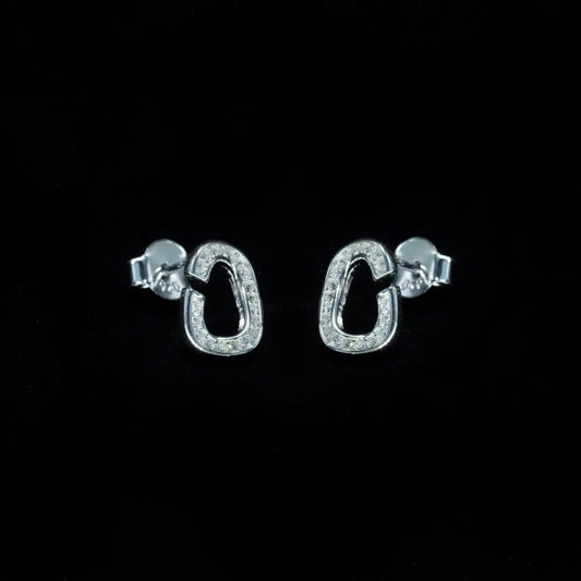 Seren Oval Spark Studs