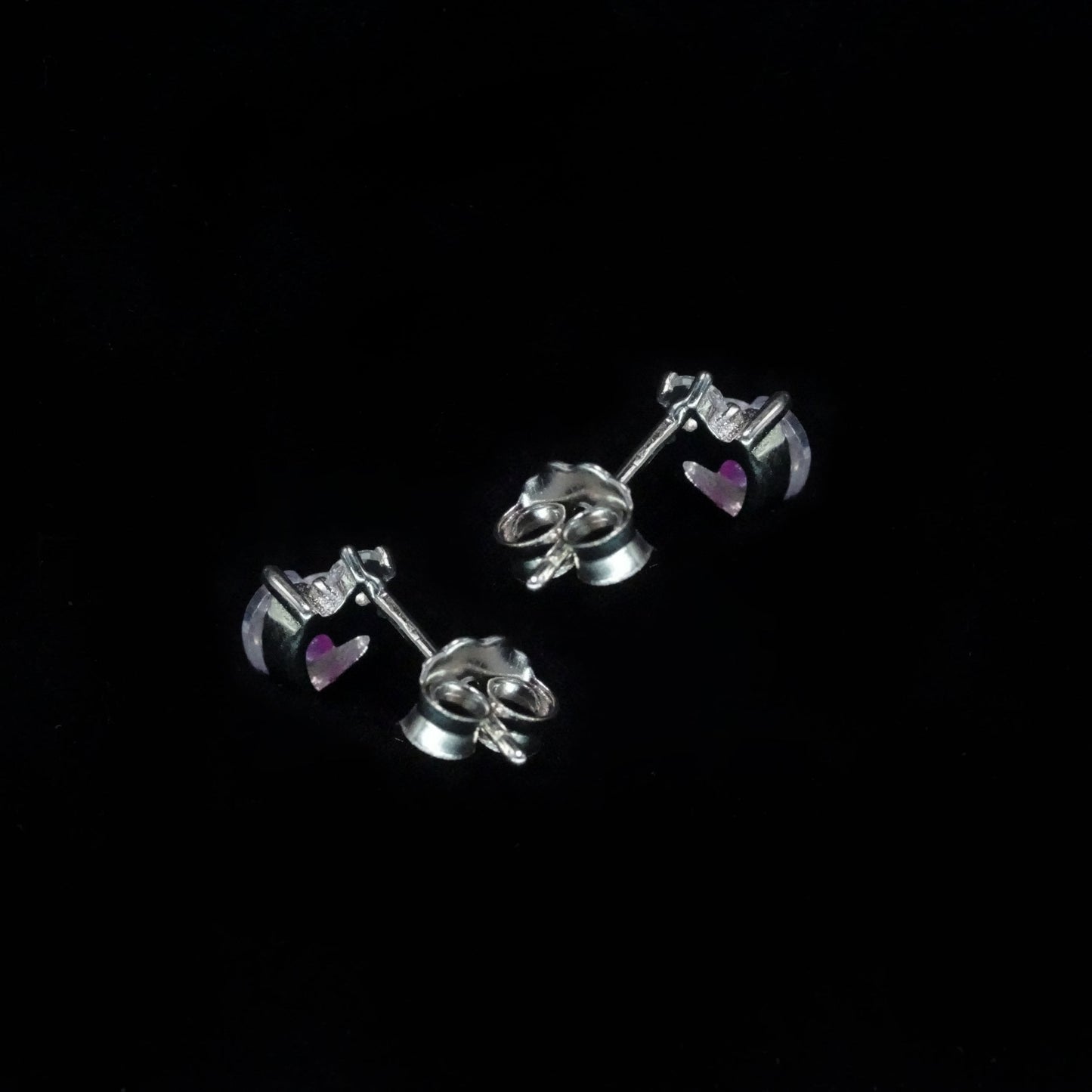 Celeste Heart Glow Studs