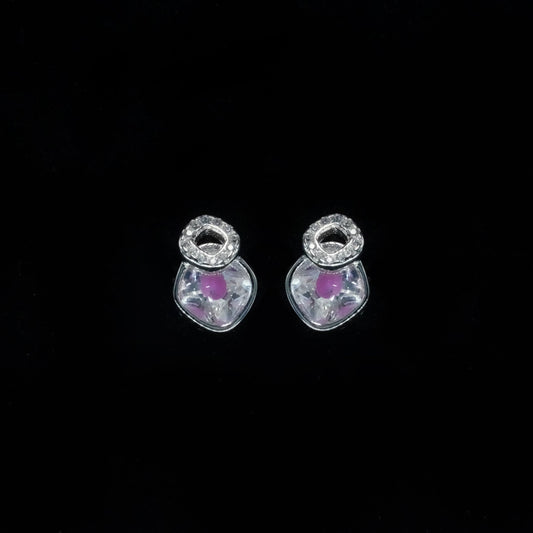 Lumi Blush Stud Earrings