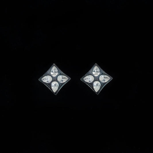 Diamond Frame Studs