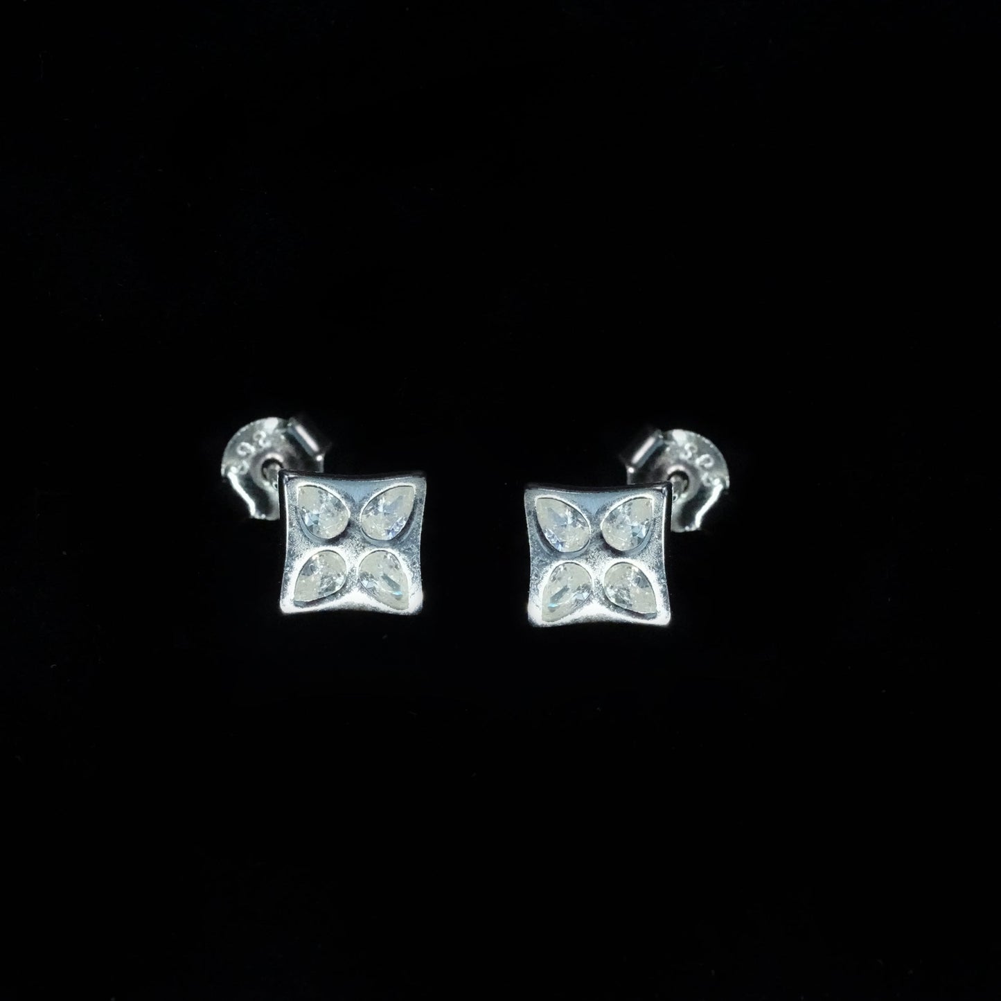 Diamond Frame Studs