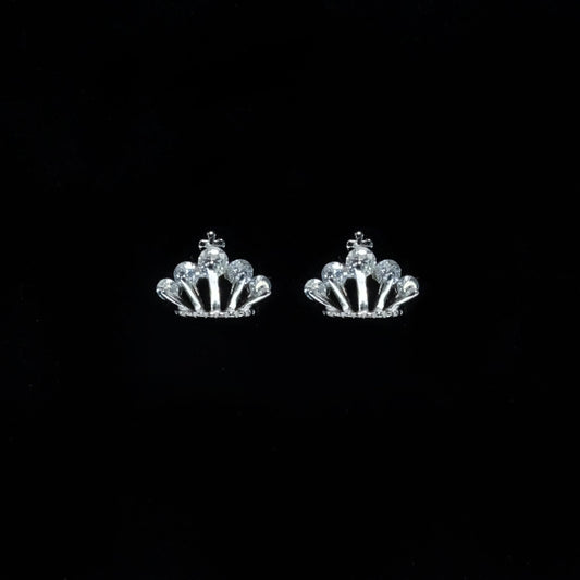 Crown Luxe Stud Earrings