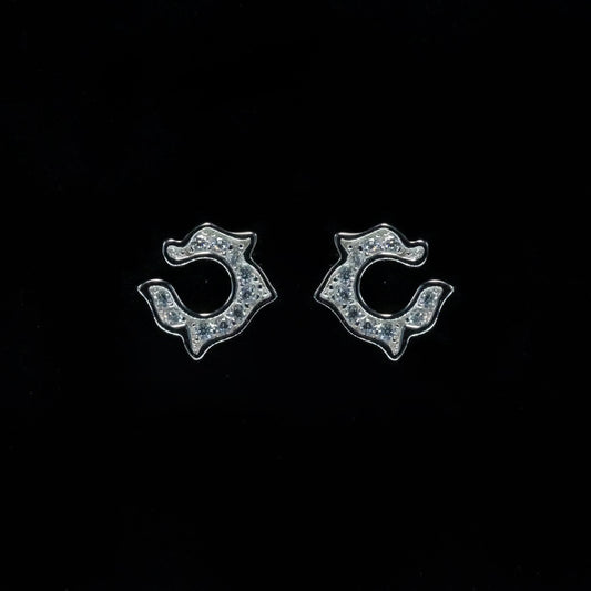 Celeste Swirl Spark Studs