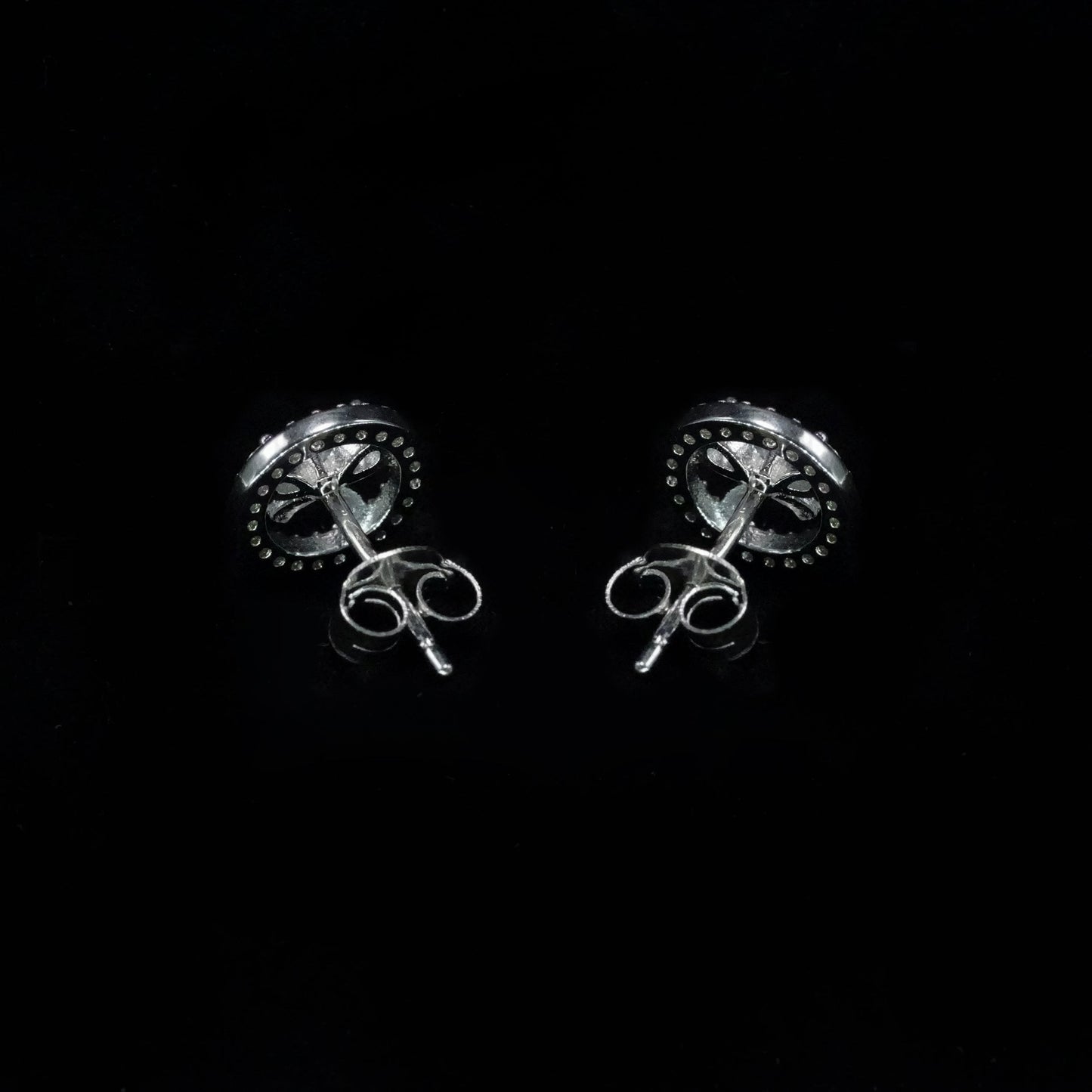 Circle Bow Cute-Core Studs