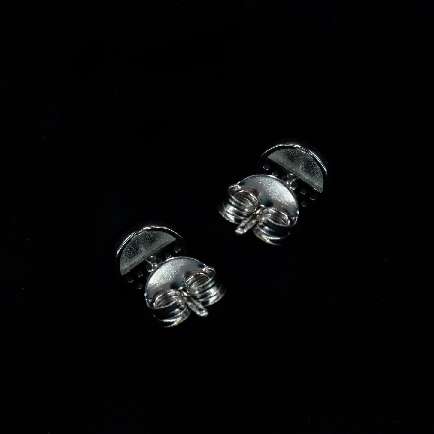 Half Spark Circle Studs