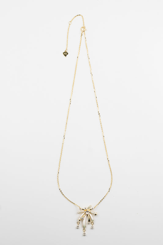 Starfall Enamel Drop Necklace
