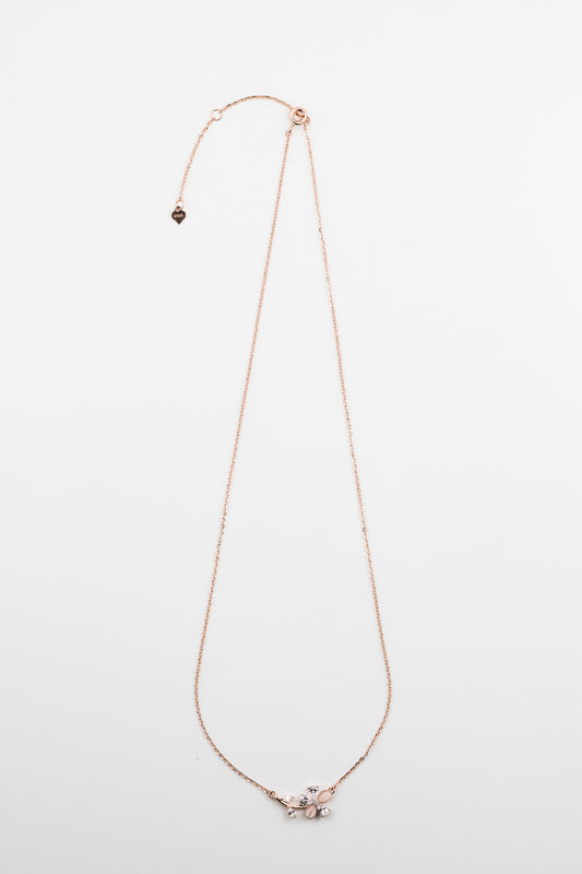 Rose Blossom Branch Necklace