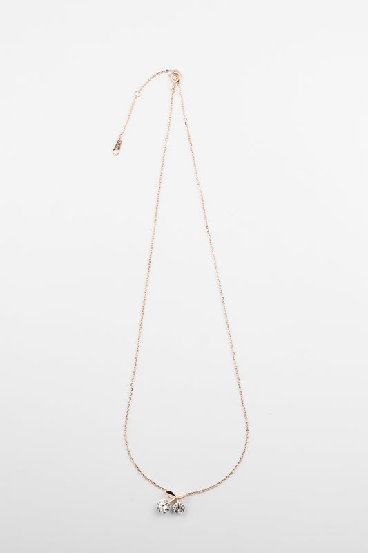 Cherry Shine Minimal Necklace