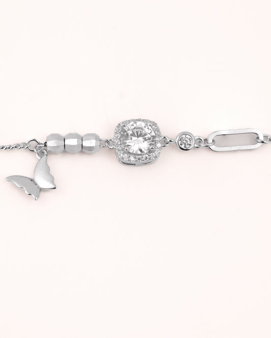 Solitaire Butterfly Spark Bracelet