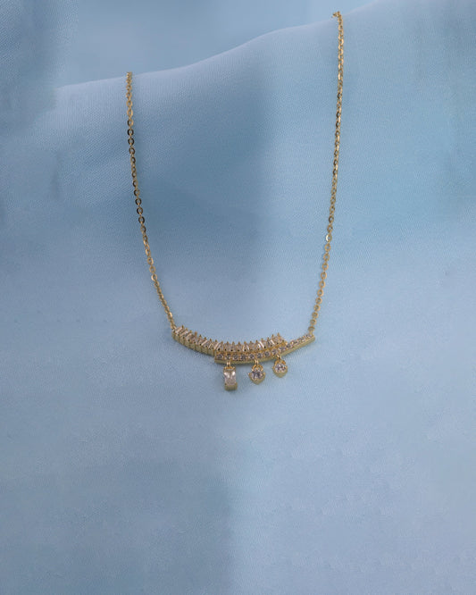 Zerina Crystal Drop Necklace