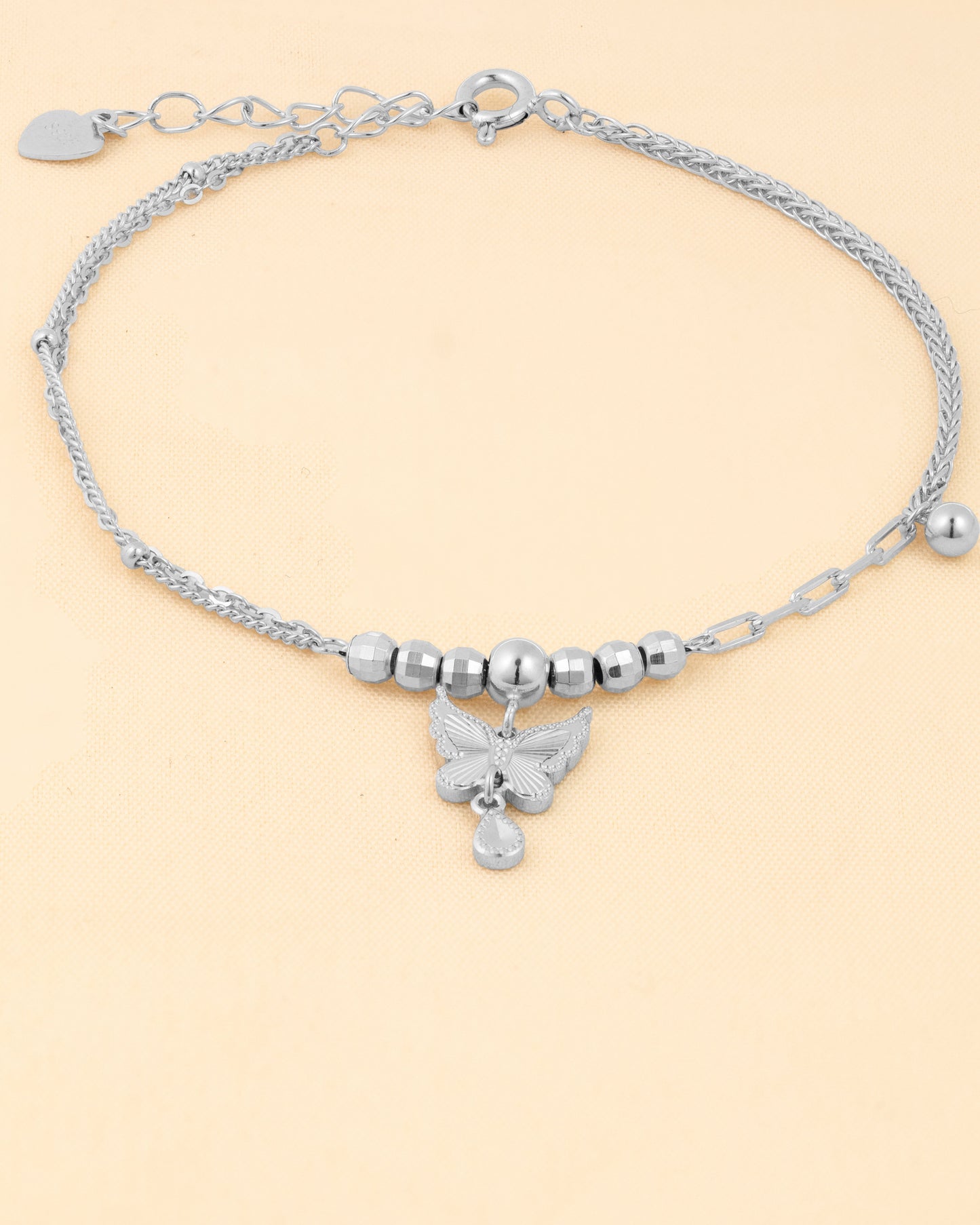 Luna Butterfly Bead Bracelet