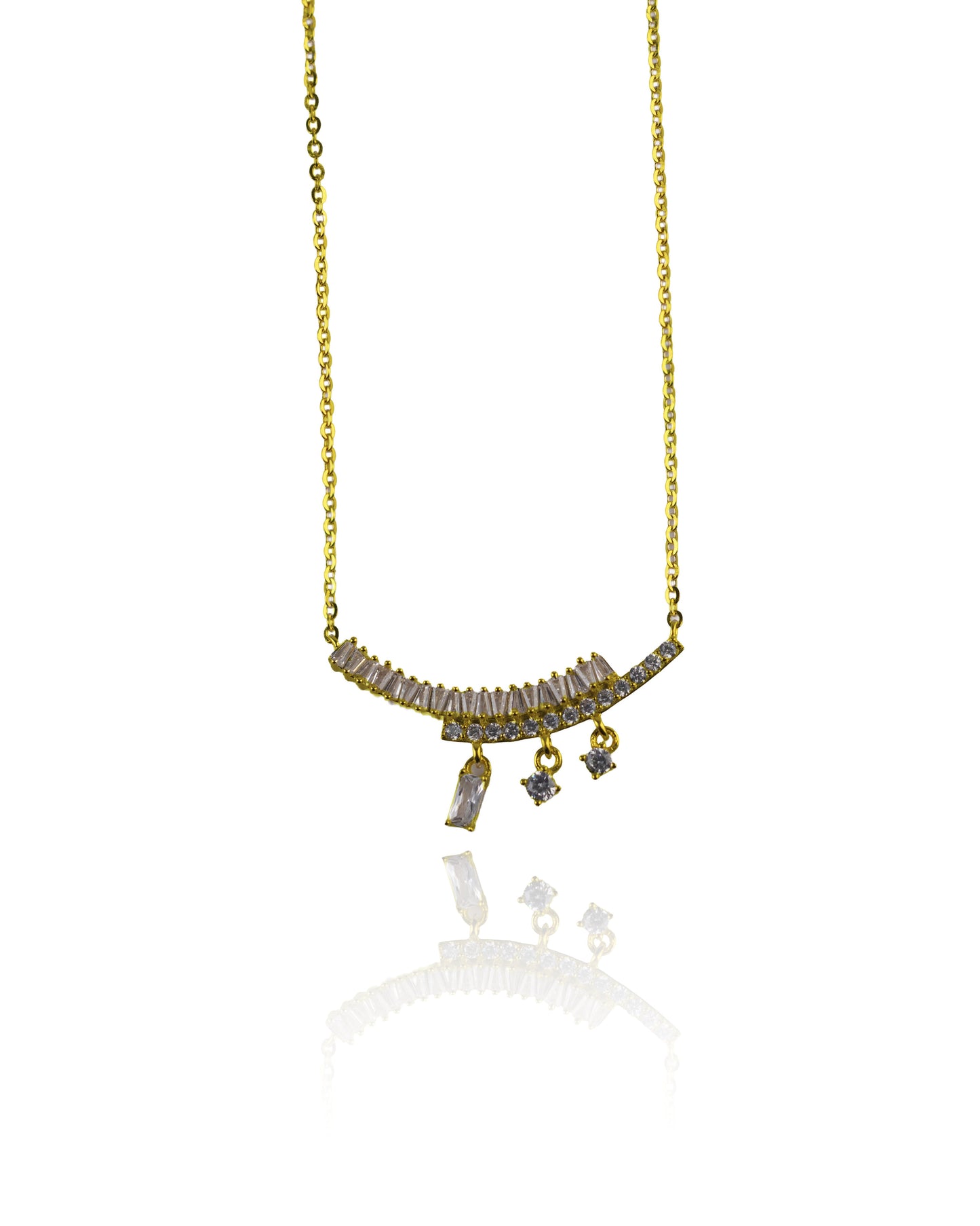 Zerina Crystal Drop Necklace