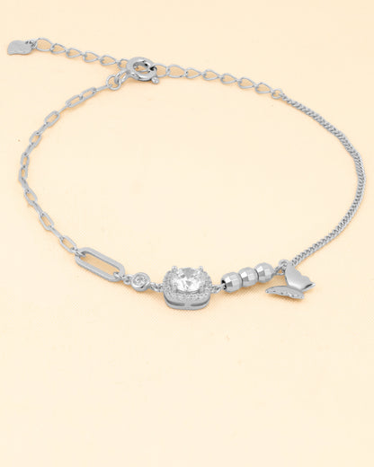 Solitaire Butterfly Spark Bracelet