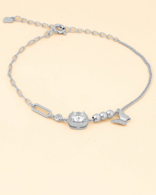 Solitaire Butterfly Spark Bracelet