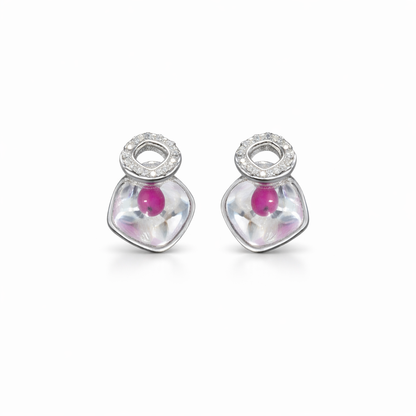 Lumi Blush Stud Earrings