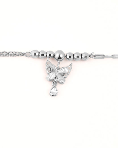 Luna Butterfly Bead Bracelet