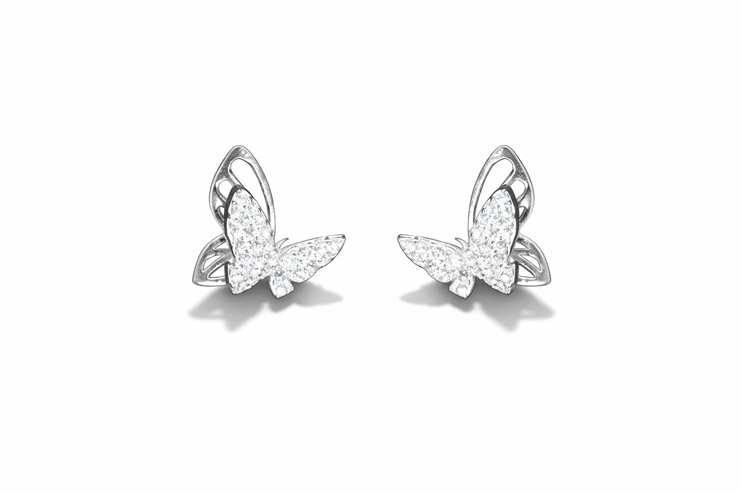 Flutter Spark Butterfly Studs