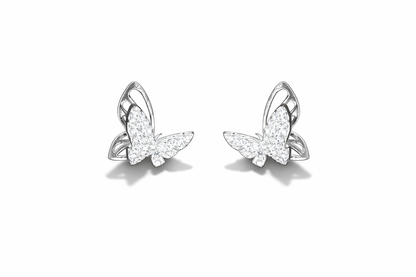 Flutter Spark Butterfly Studs