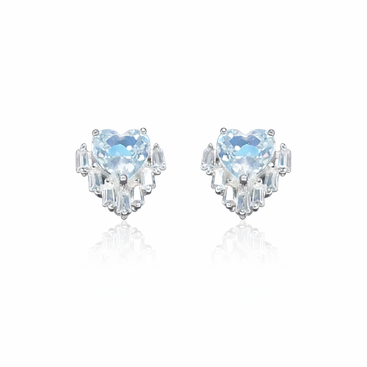 Glacier Bloom Stud Earrings