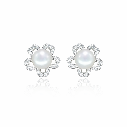 Flora Pearl Glow Studs