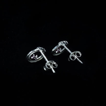 Blush Orbit Studs