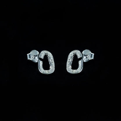 Seren Oval Spark Studs