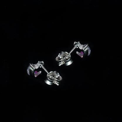 Celeste Heart Glow Studs