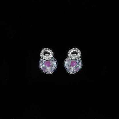 Lumi Blush Stud Earrings