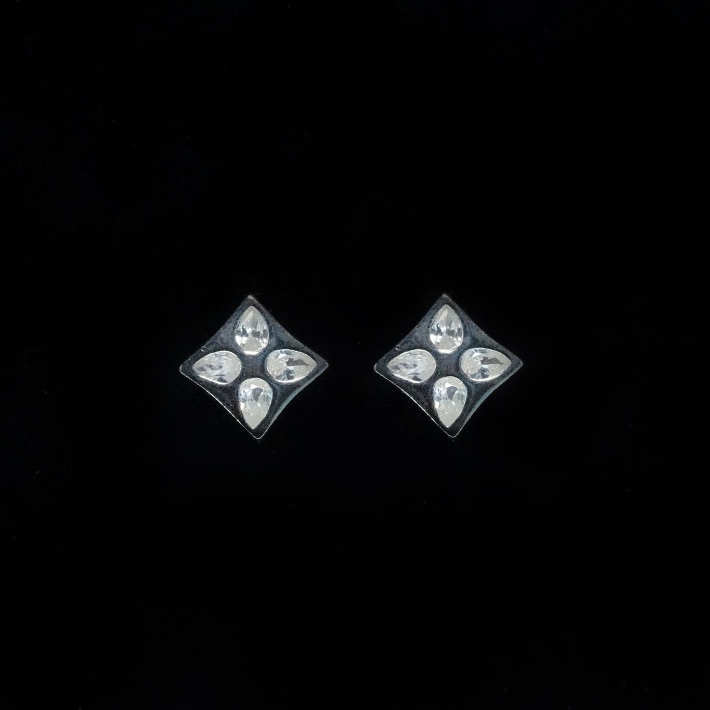 Diamond Frame Studs