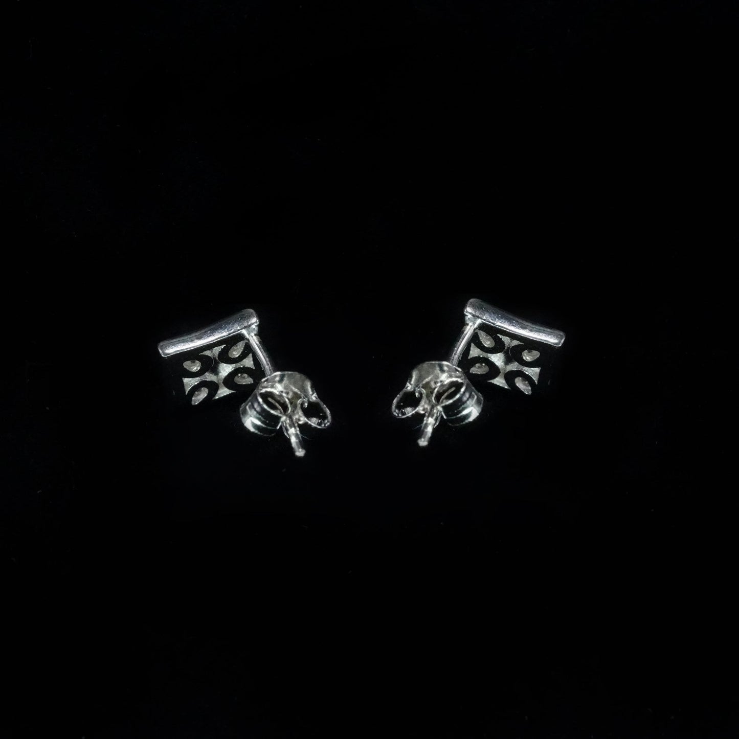 Diamond Frame Studs