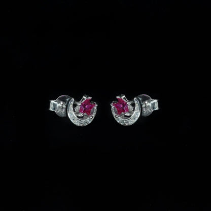 Ruby Star Moon Spark Stud