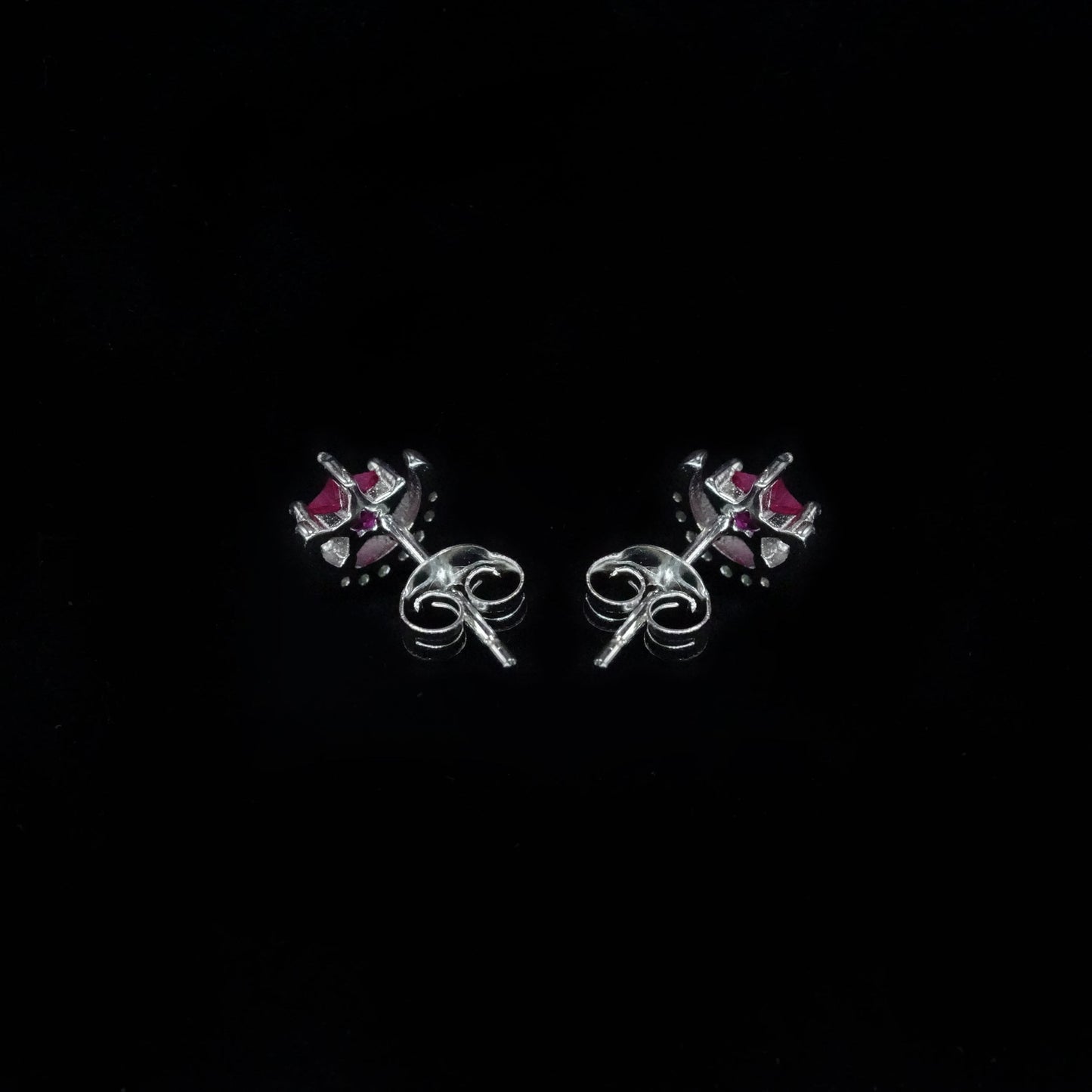 Ruby Star Moon Spark Stud