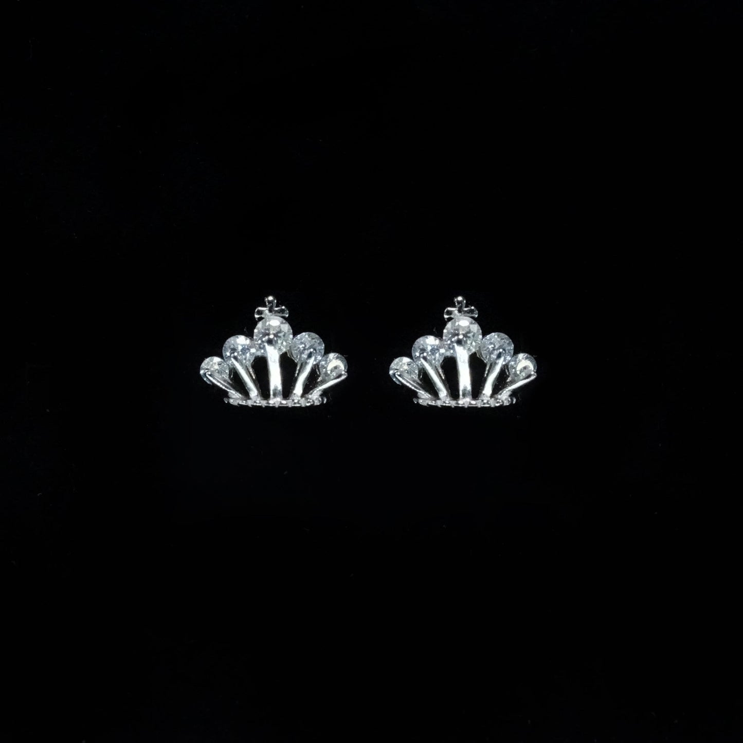 Crown Luxe Stud Earrings