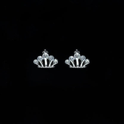 Crown Luxe Stud Earrings