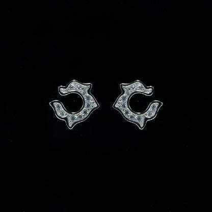 Celeste Swirl Spark Studs