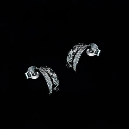 Double Band Sparkle Huggies