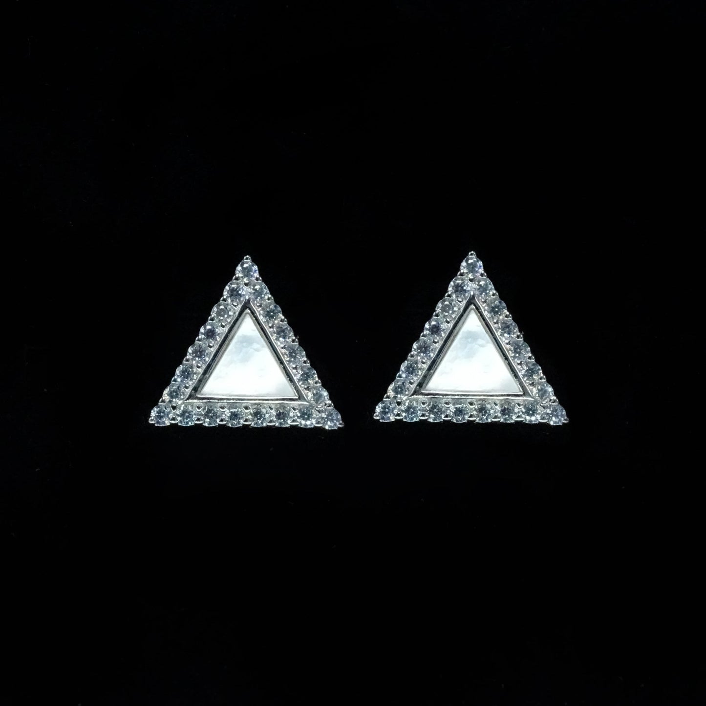 Trinity Glow MOP Studs