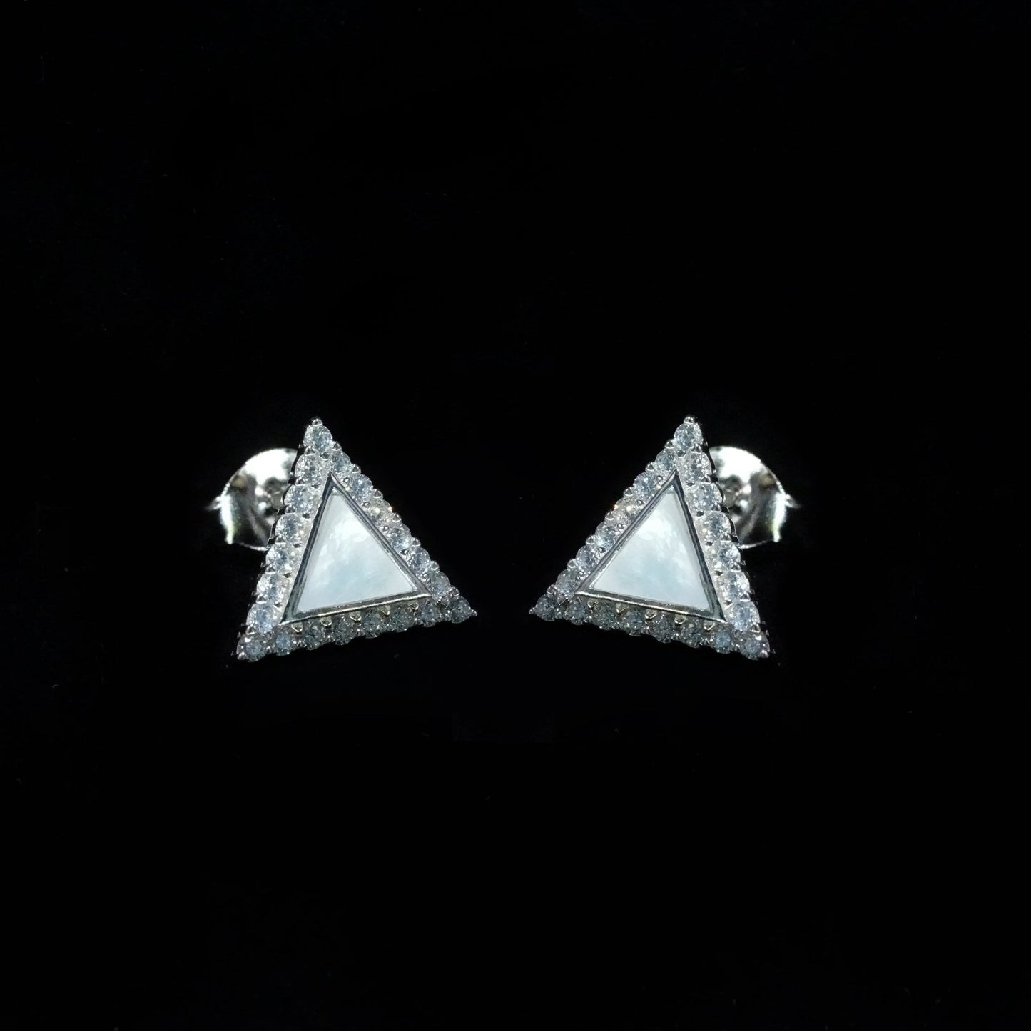 Trinity Glow MOP Studs