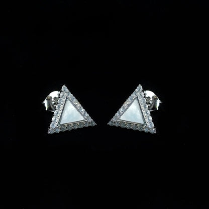 Trinity Glow MOP Studs
