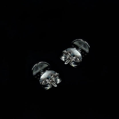 Half Spark Circle Studs