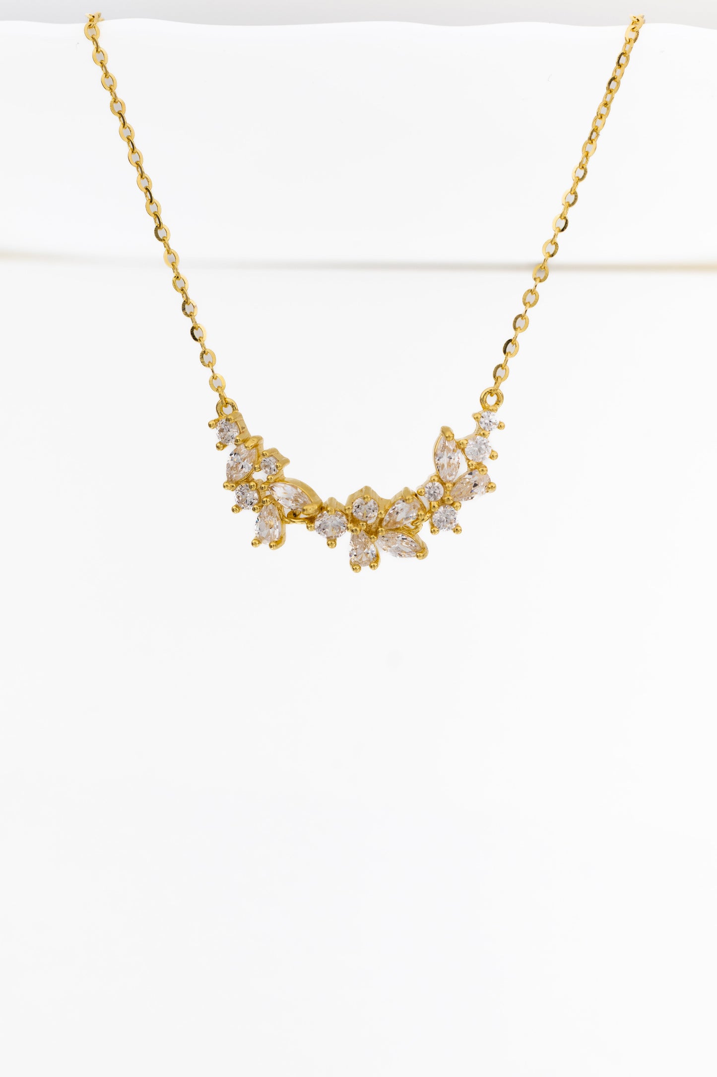 LuxeLeaf Marquise Necklace