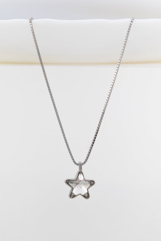SparkStar Box Chain Pendant Necklace