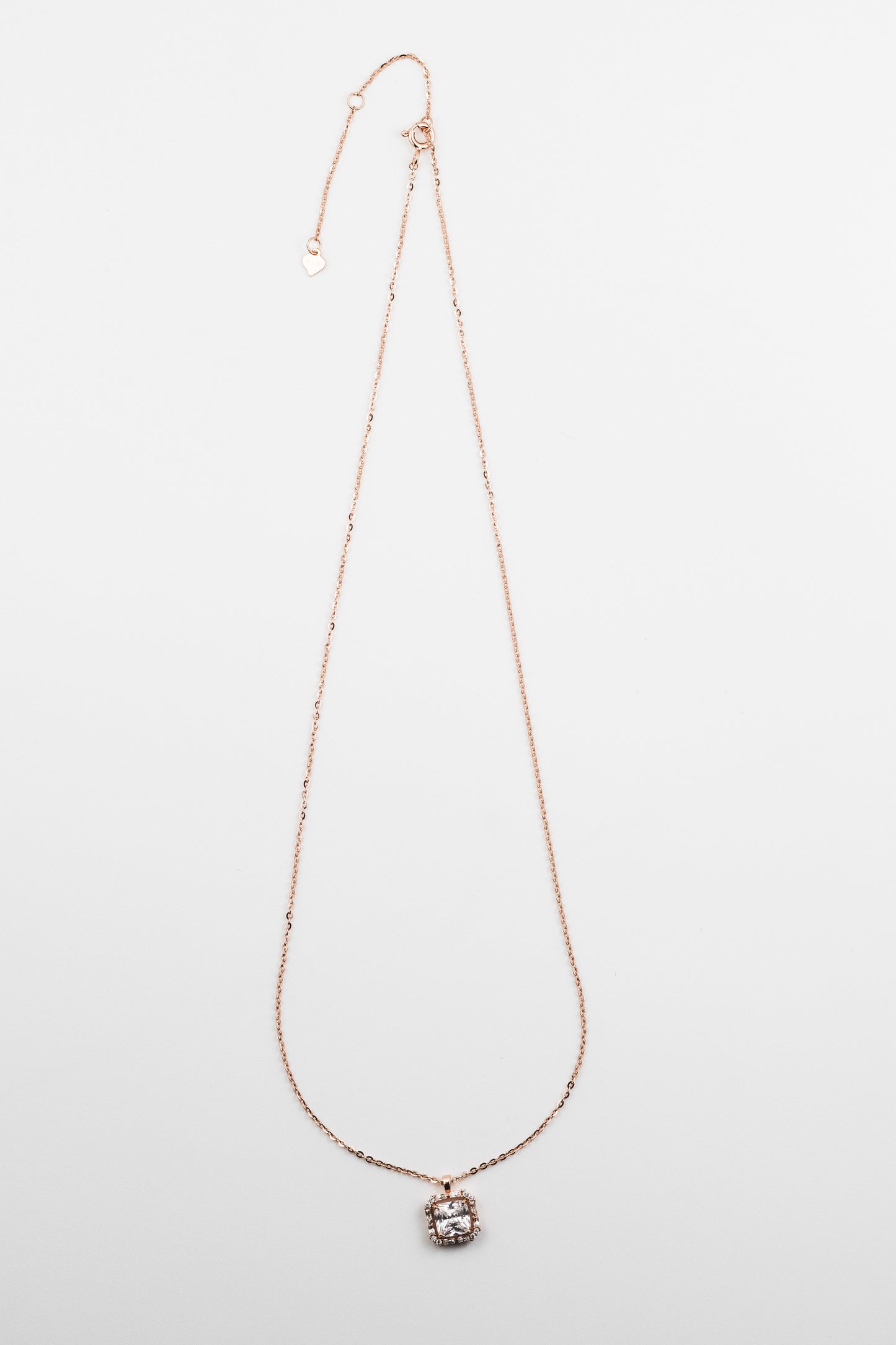 Rose Brilliance Square Pendant