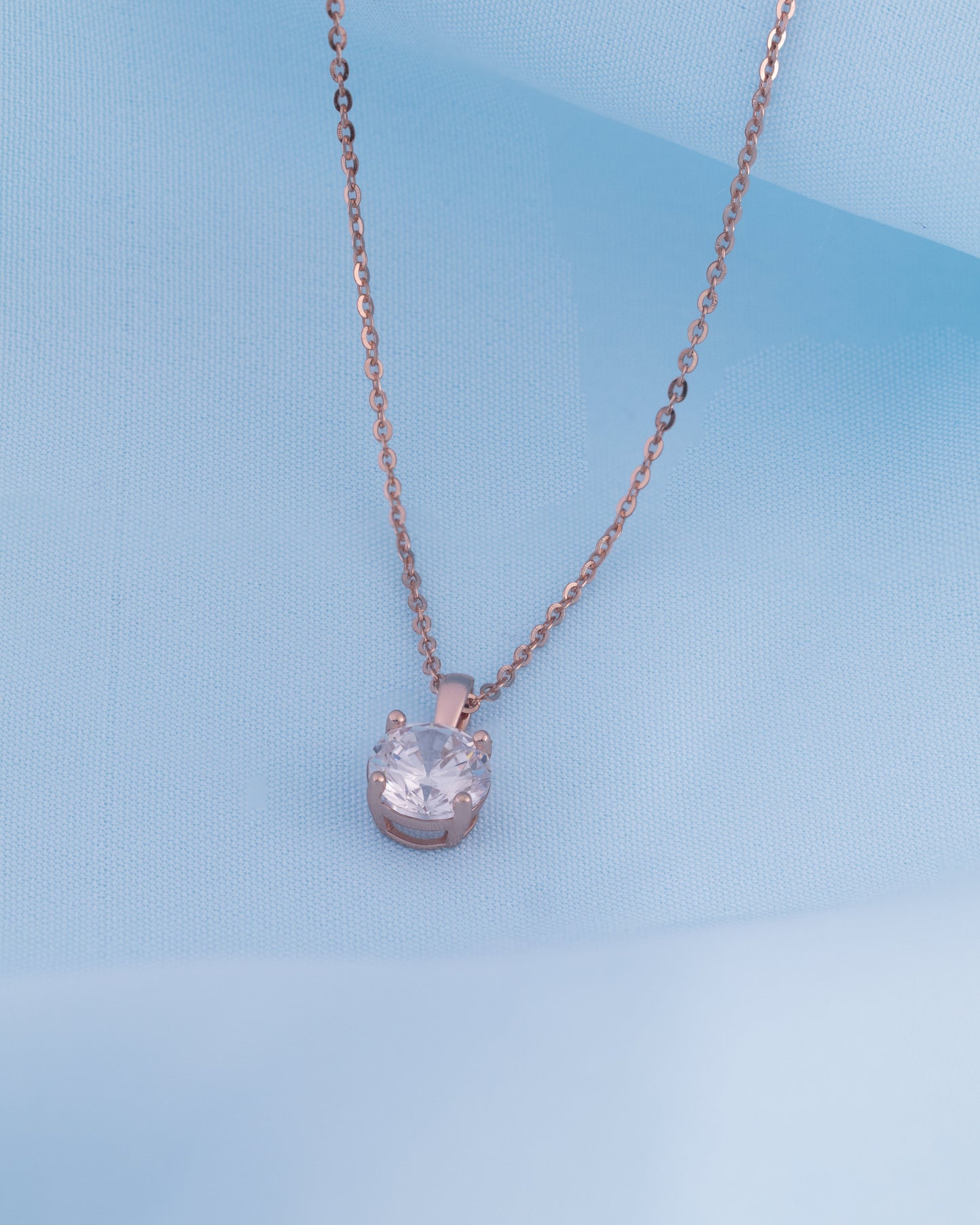 Classic Solitaire Glow Necklace