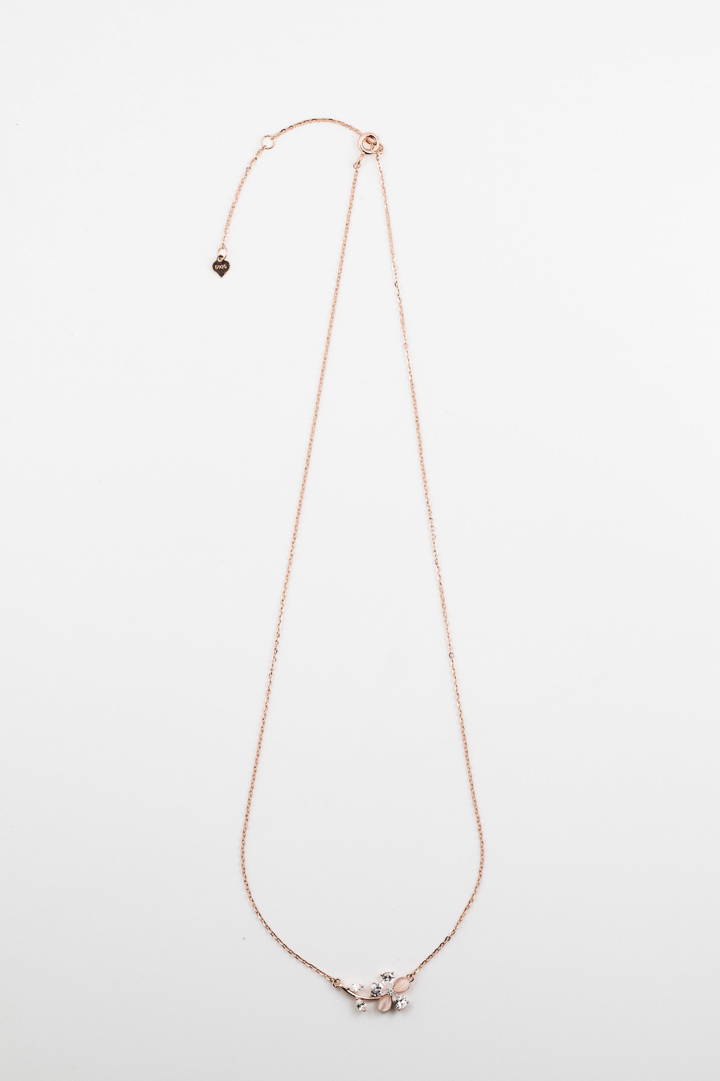 Rose Blossom Branch Necklace