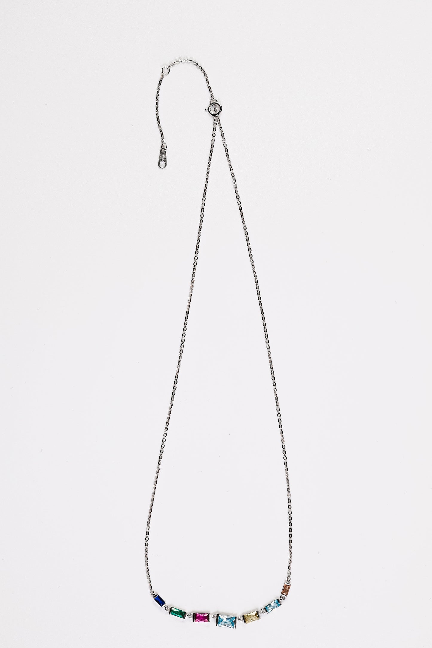 PrismPop Baguette Crystal Necklace