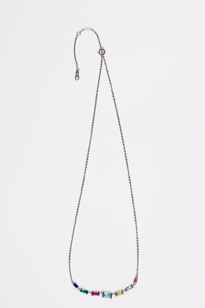 PrismPop Baguette Crystal Necklace