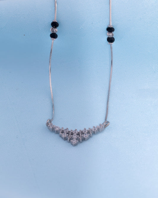 Zivara Black Bead Spark Mangalsutra